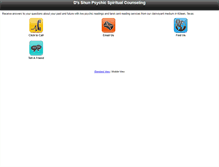 Tablet Screenshot of dspsychic.com